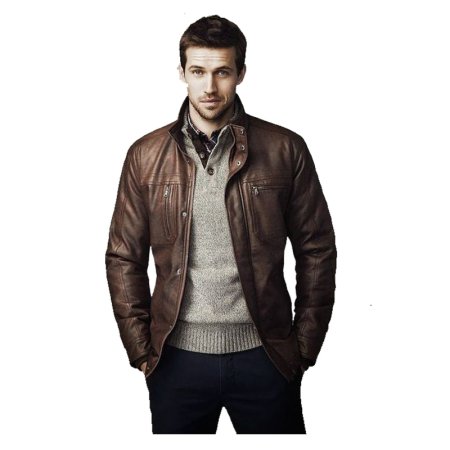 Leather Men Fashion Jacket